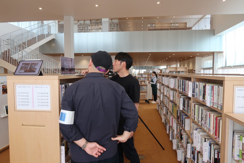 須賀川市民交流センター「tette」にて表紙撮影