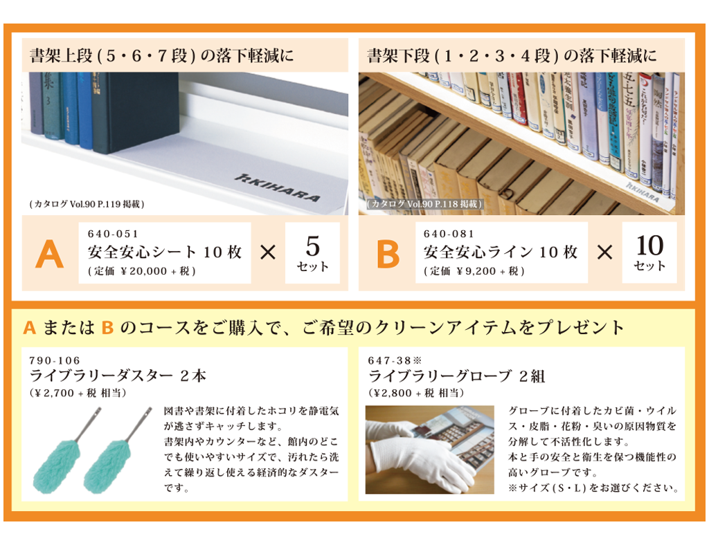 地震対策キャンペーンセット・クリーンアイテム©キハラ株式会社